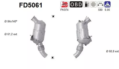 Ruß-/Partikelfilter, Abgasanlage